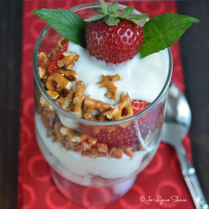 Strawberry Pretzel Parfait