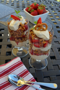 Strawberry Pretzel Parfait