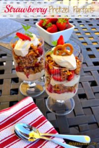 Strawberry Pretzel Parfait