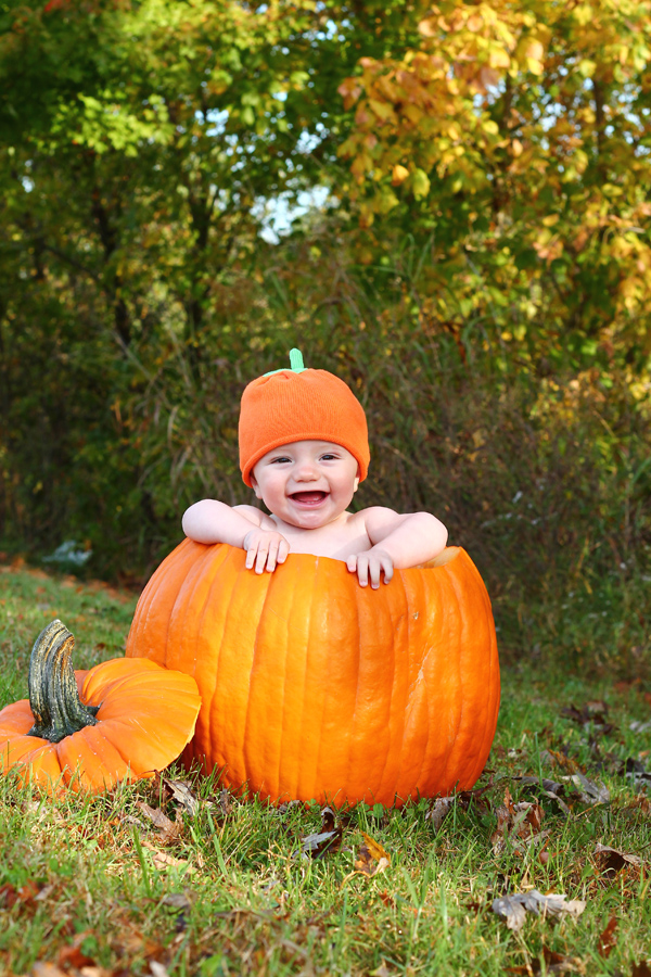 Tips for baby pumpkin photos