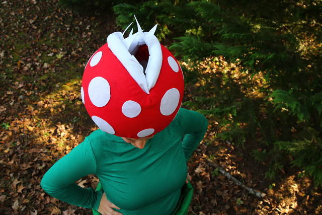 Costume Tutorial: Venus Flytrap + Pipe from Super Mario Bros. | The Mom Creative