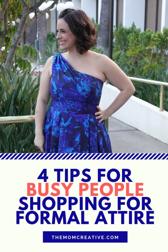 4 tips for busy people shopping for formal attire