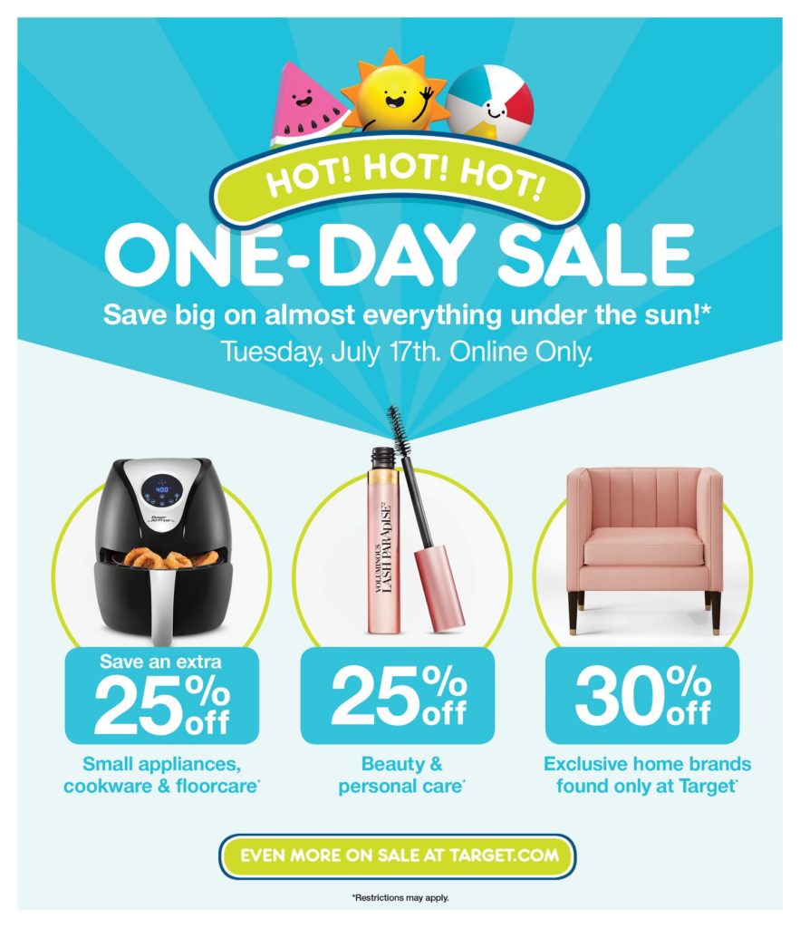 Target sale for Amazon Prime Day