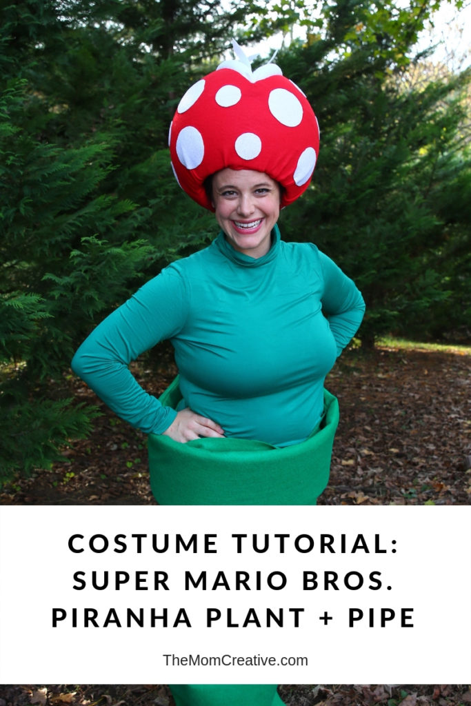 Costume Tutorial: Venus Flytrap + Pipe from Super Mario Bros. | The Mom Creative