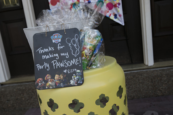 The Best Paw Patrol Party: Paw Patrol Party Favors