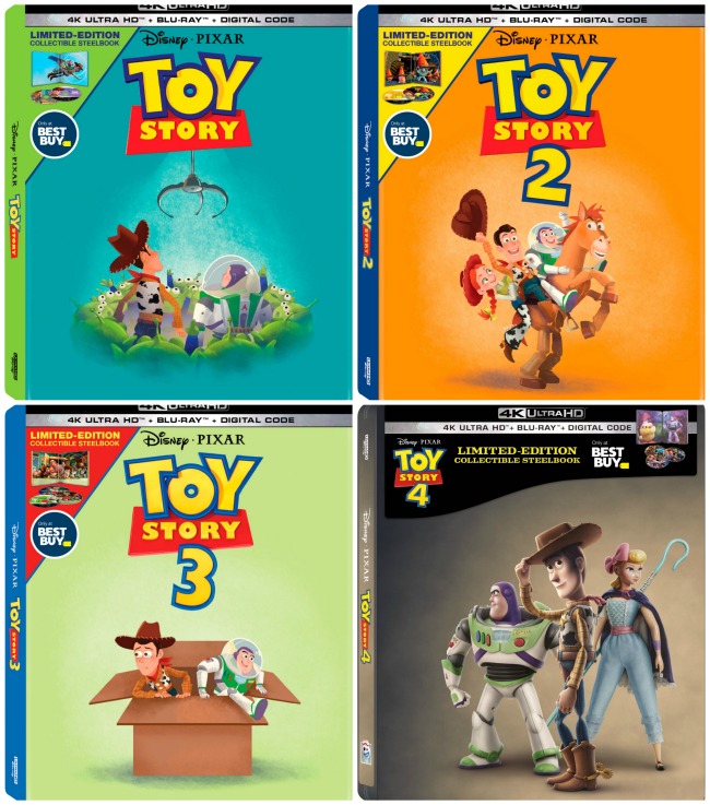 Toy Story Steelbooks at BestBuy