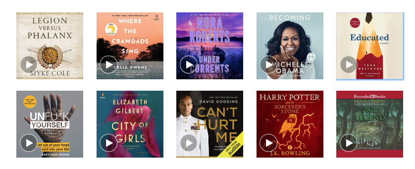 Audiobooks on audible