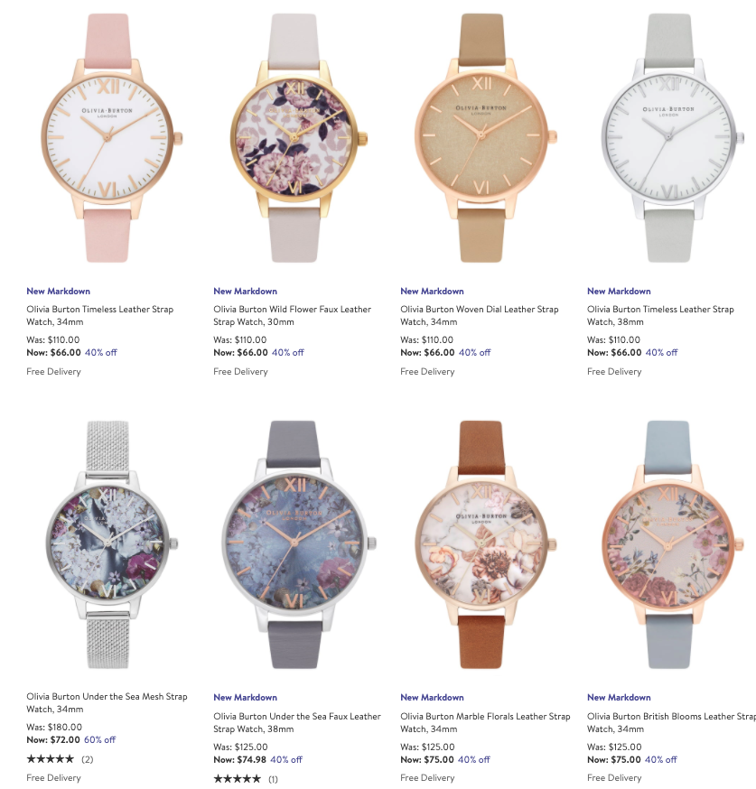 Olivia Burton Watches on Sale