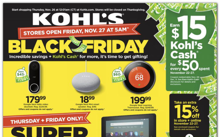 Kohls Black Friday