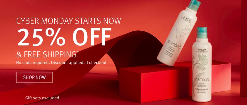 Aveda 25% off