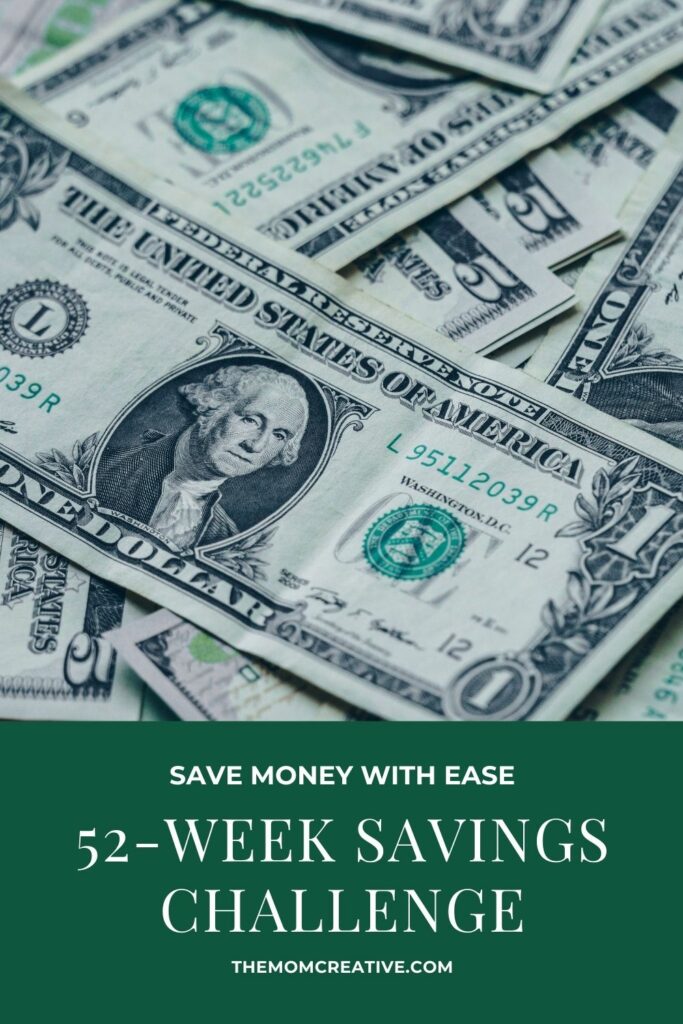 52-week savings challenge