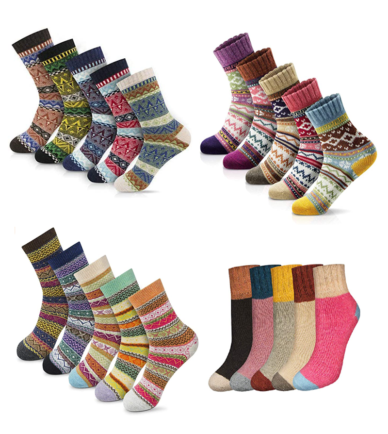 Expired: 5 Pairs of Cozy Winter Socks for $7.49