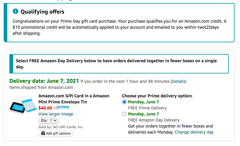 Amazon Free Gift Card 