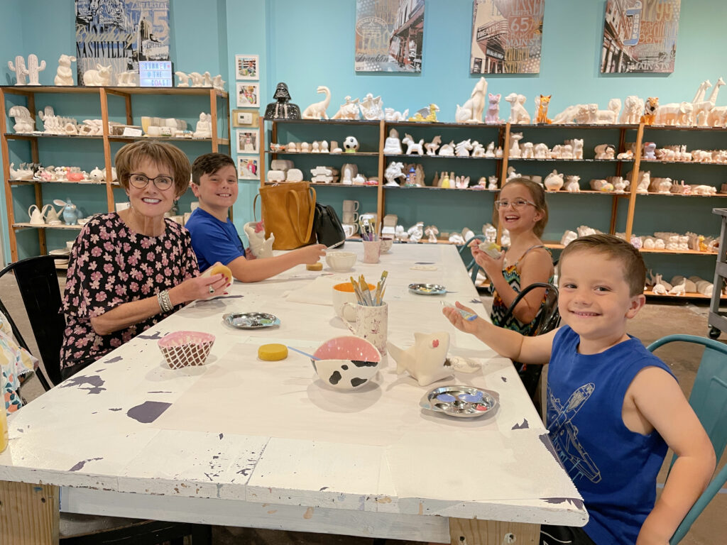 pottery painting in Franklin Tennessee