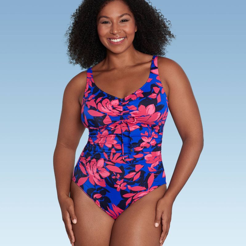 one piece cinch swimsuits