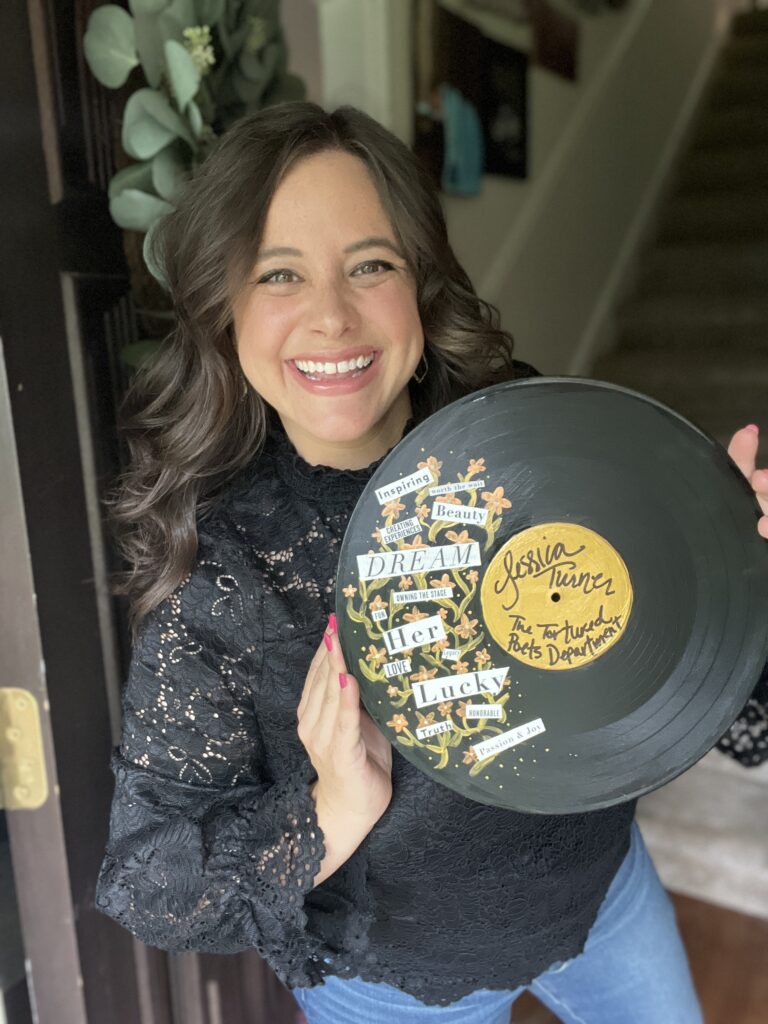 The Tortured Poets Society Painted Record Album 