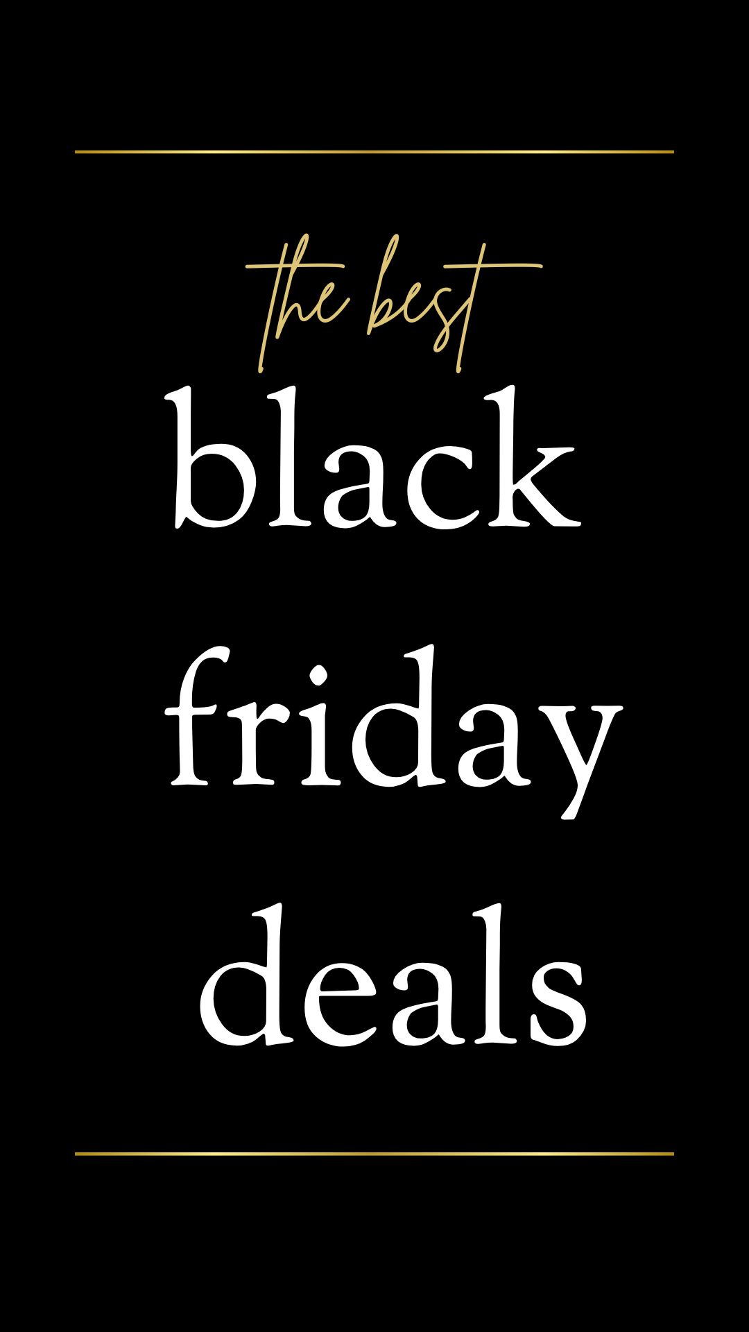 The Best Black Friday Deals I’ve Shared So Far