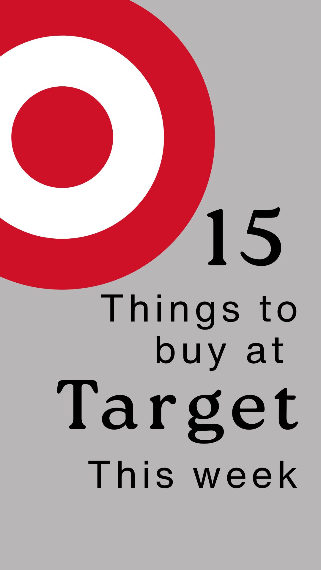 15 Things to Buy at Target This Week
